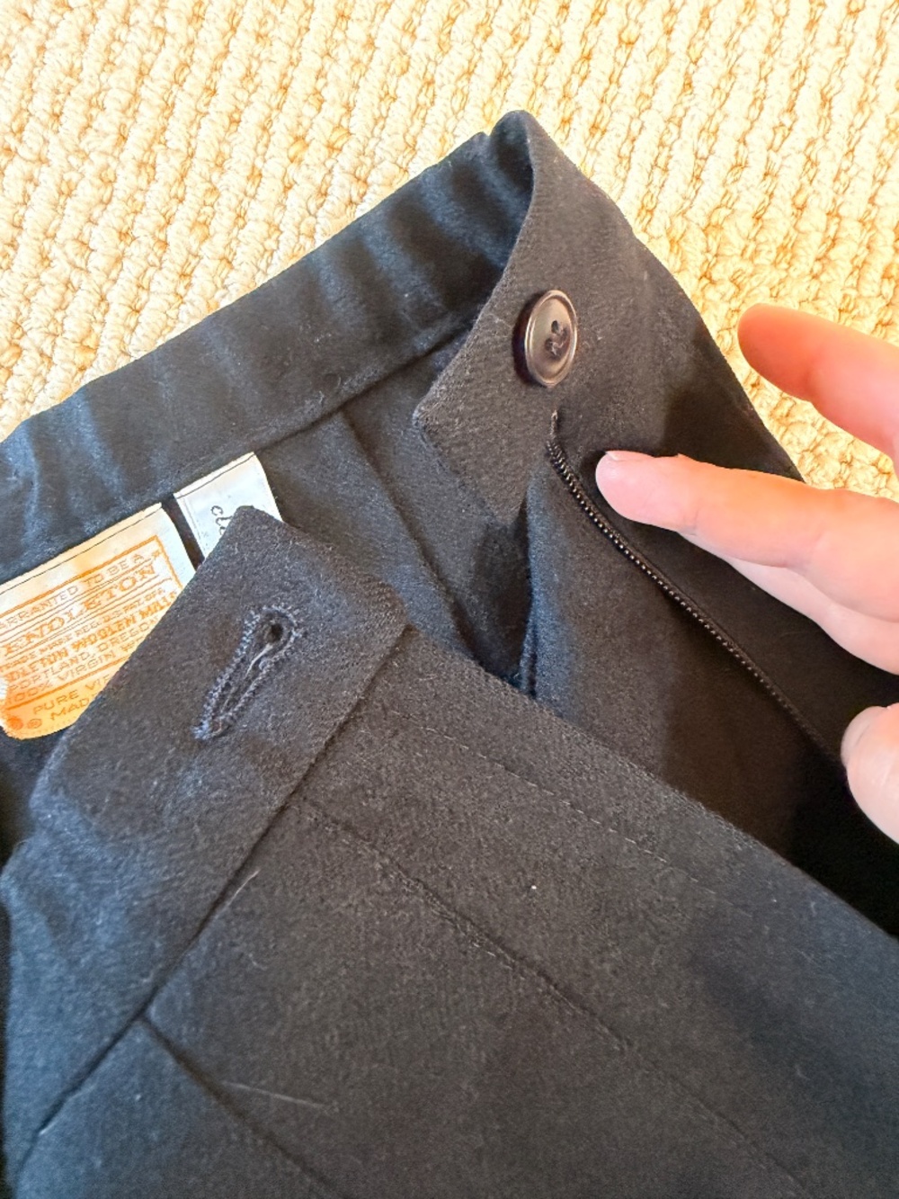Black Pleated Pendleton Skirt - Picture 8 of 8